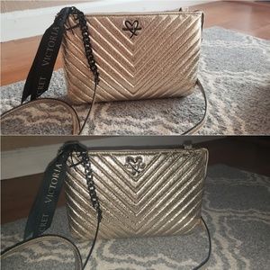 xSOLDx Victoria's Secret rose gold crossbody bag